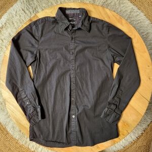 Mens Black Dress Shirt